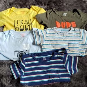 Lot of 5 Bodysuits Onsies Baby 18 - 24 months